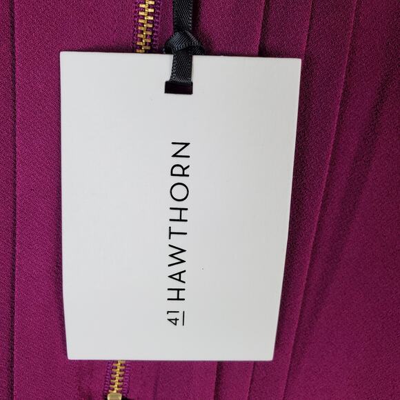 41 Hawthorn Pleated Zippered Blouse Size Medium - Picture 7 of 7